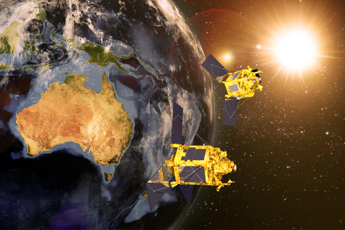 Satellites over Australia