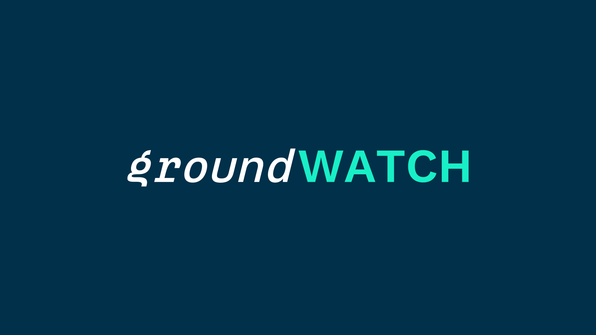 groundWATCH by Geoimage