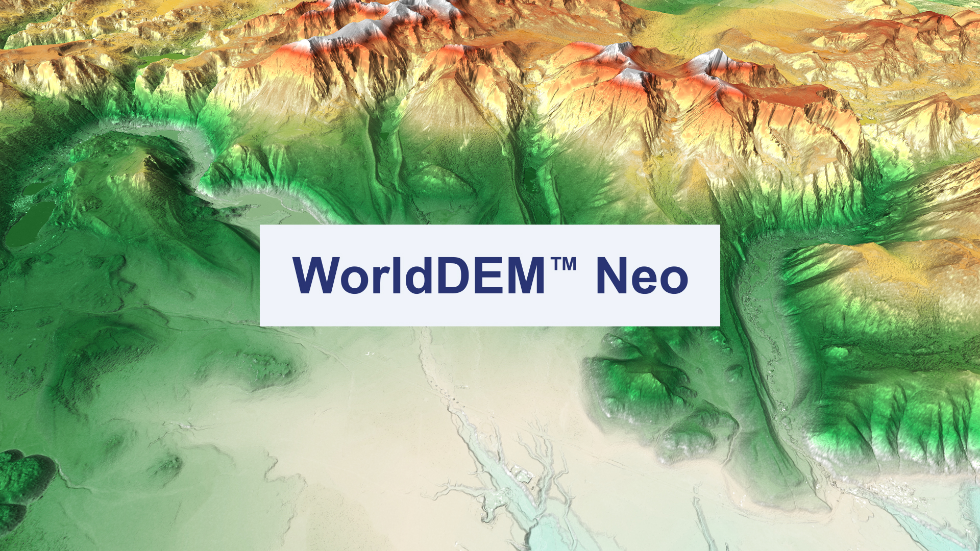 Introducing WorldDEM™ Neo: A global, off-the-shelf elevation dataset